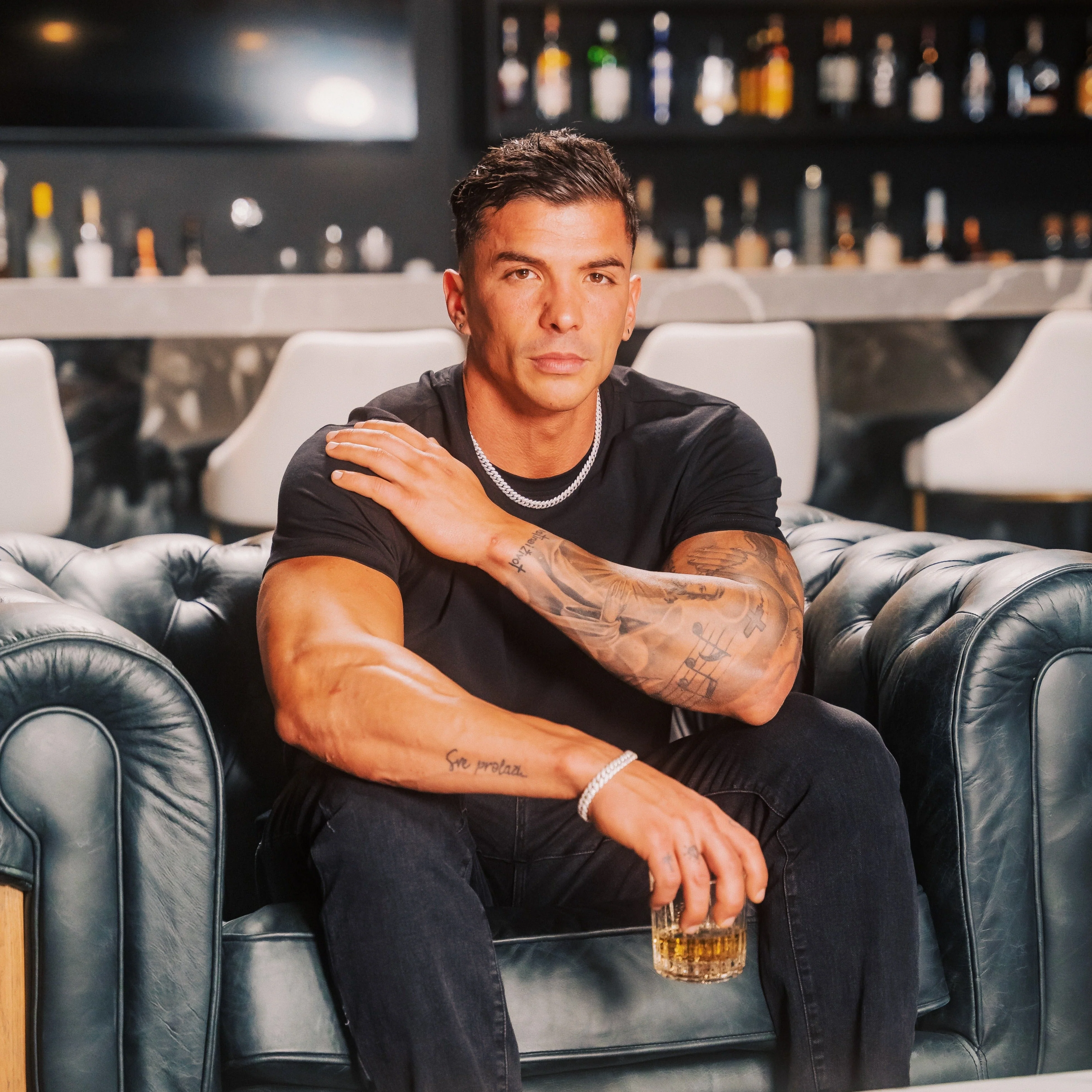 Iced Cuban Bracelet 10mm - Silver RG362 - Image 4