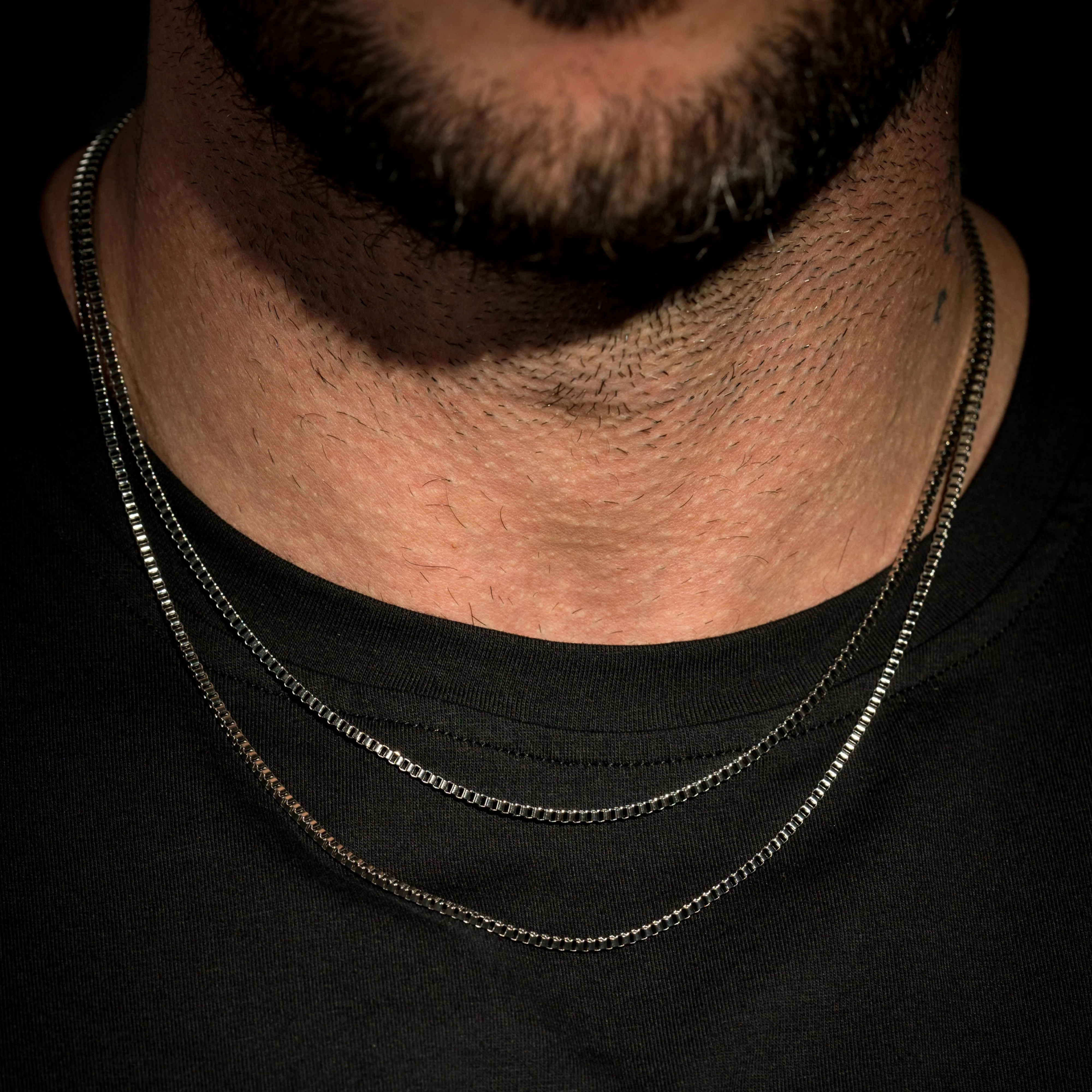 Minimal Box Chain - Silver RG197 - Image 3