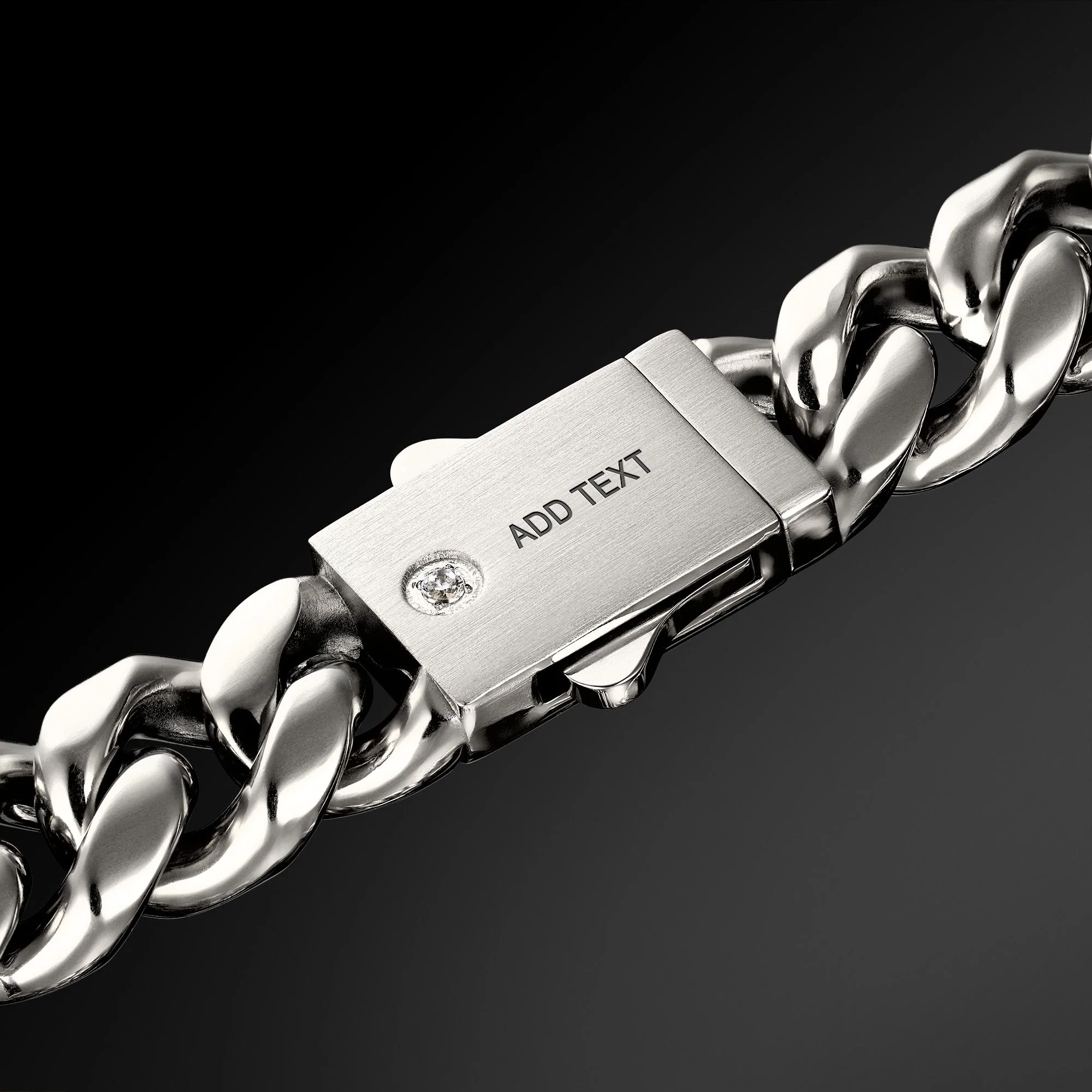 Cuban Link Bracelet 10mm - Silver RG3001 - Image 4