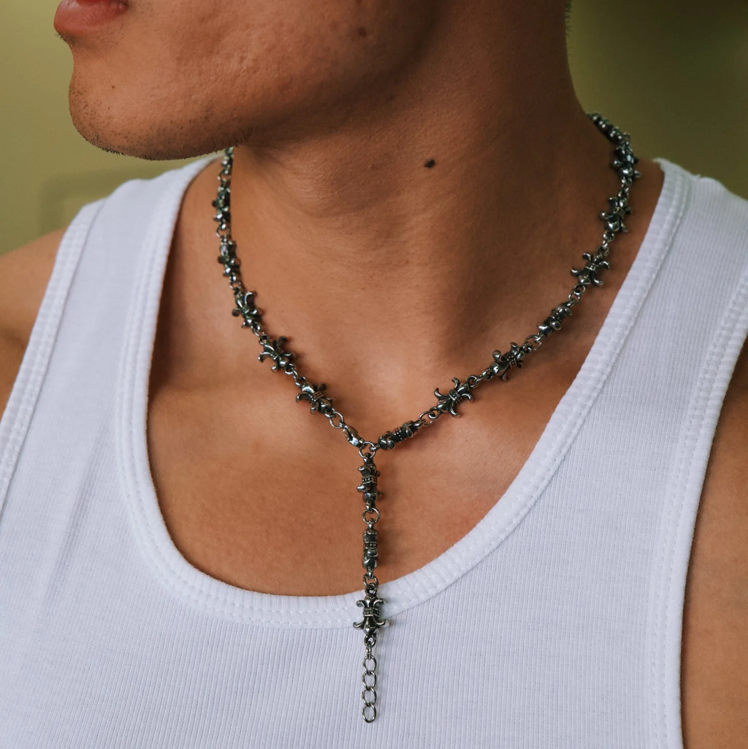 Fluer-De-Lis Necklace - RG709 - Image 4