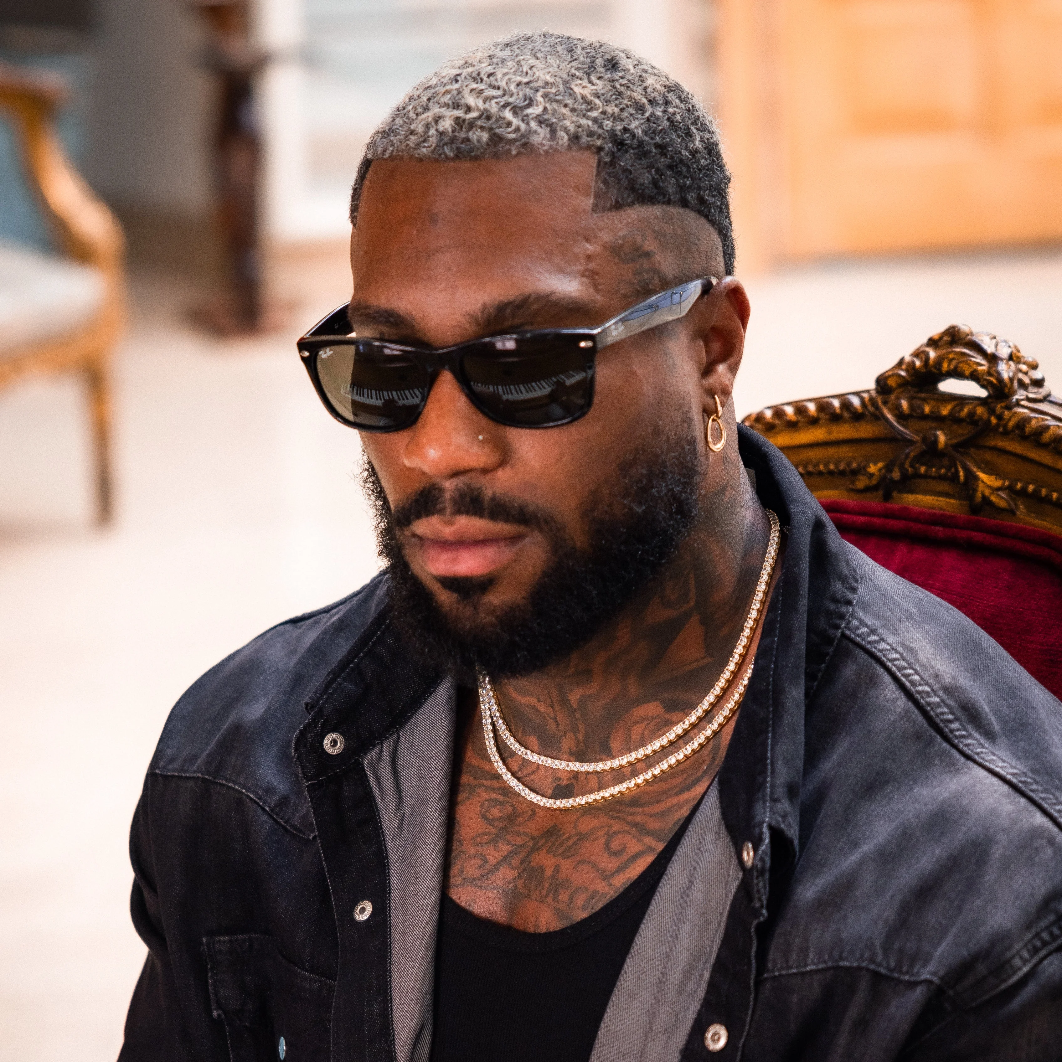 Tennis Chain 4mm - Gold RG191G - Image 4