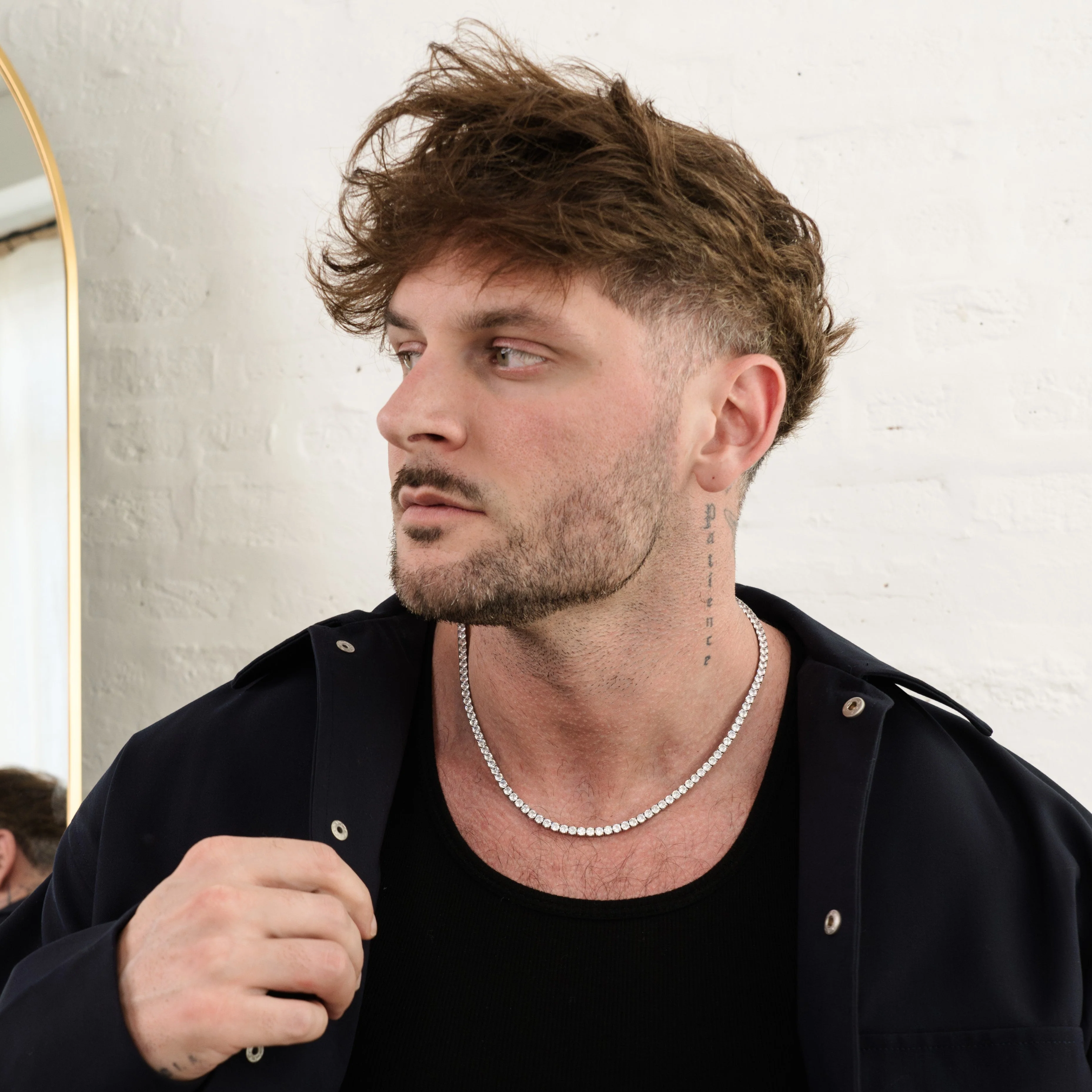 Tennis Chain 4mm - Silver RG191S - Image 4