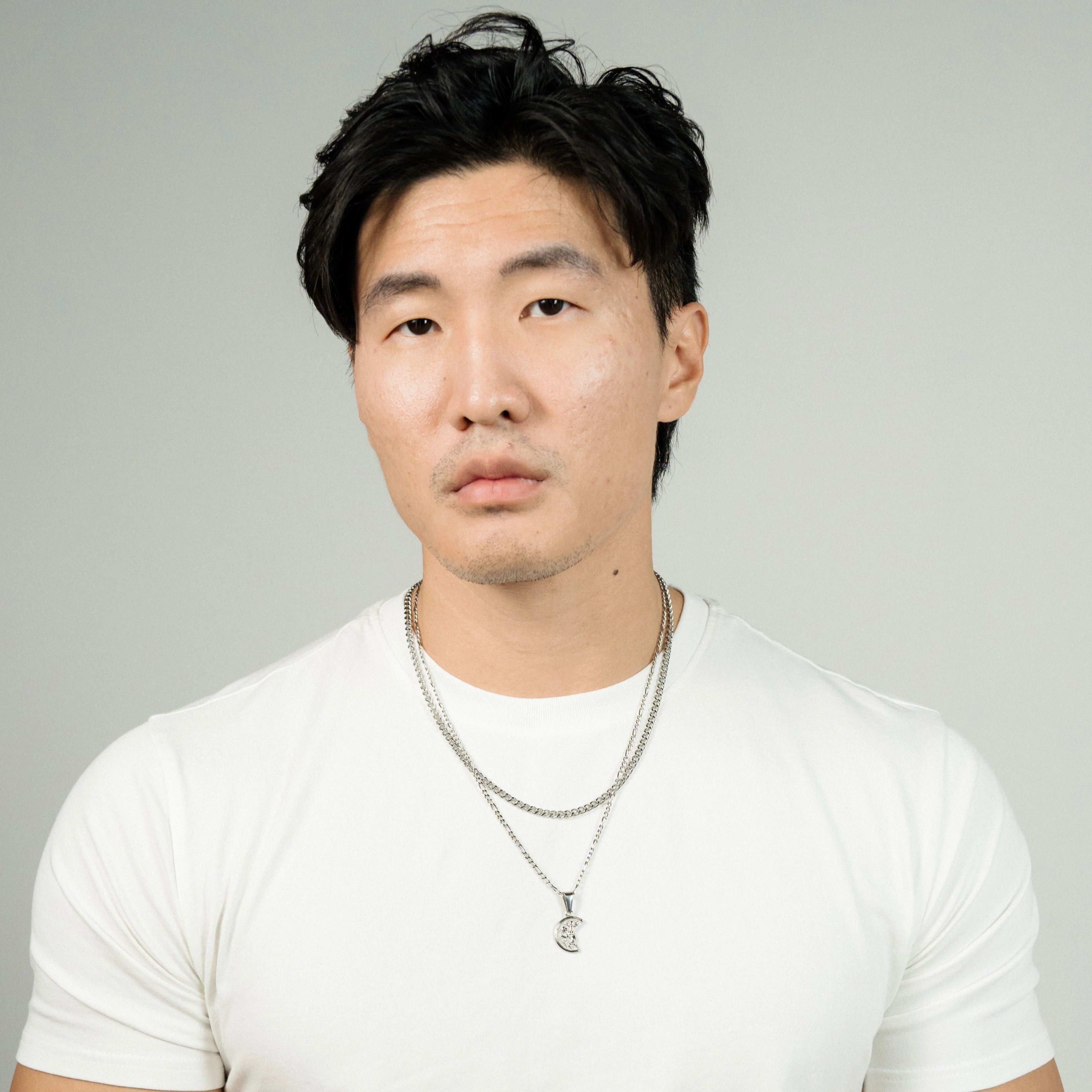 St. Christopher Arc Pendant Set - Silver RG1015S - Image 3