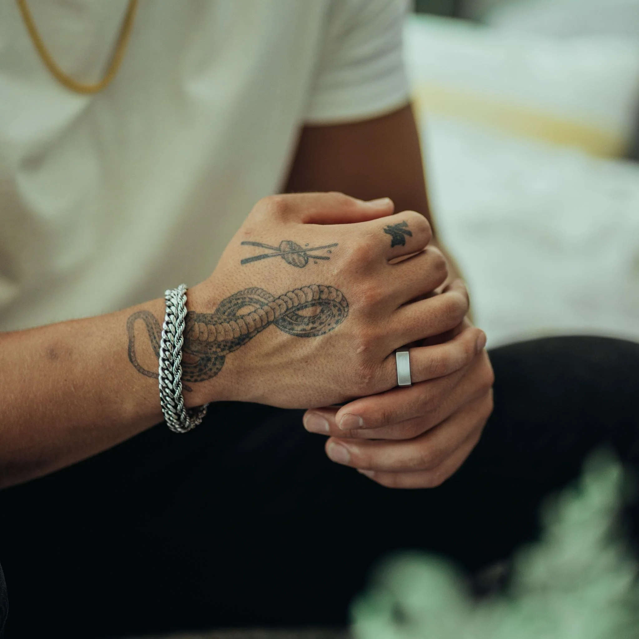 The Rope Bracelet 5mm - Silver RG323 - Image 3