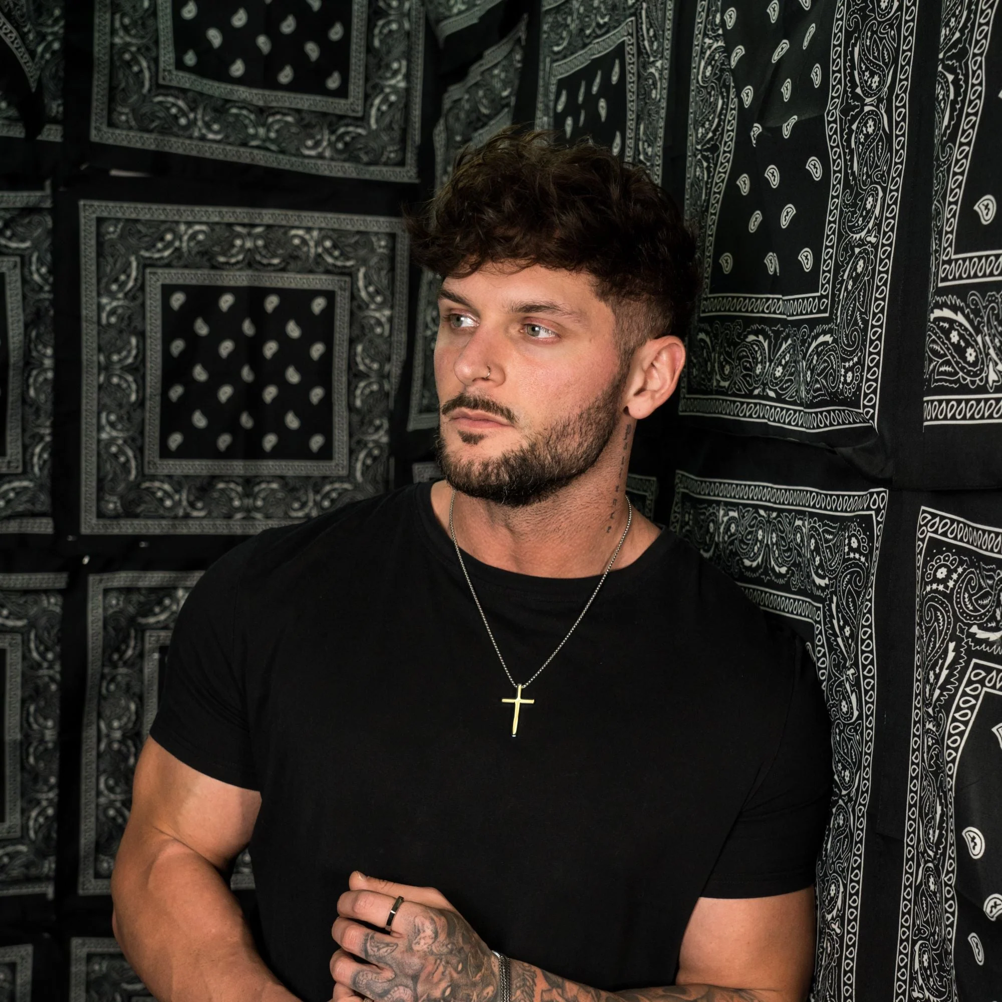 The Bold Cross Pendant - Silver RG161 - Image 3