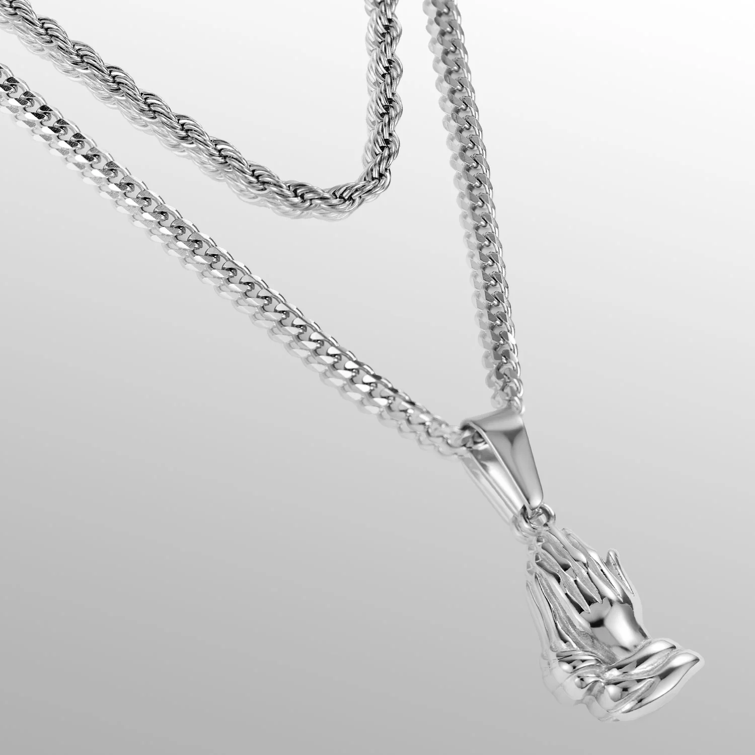 The Gratitude Pendant Set - Silver RG1013S - Image 3
