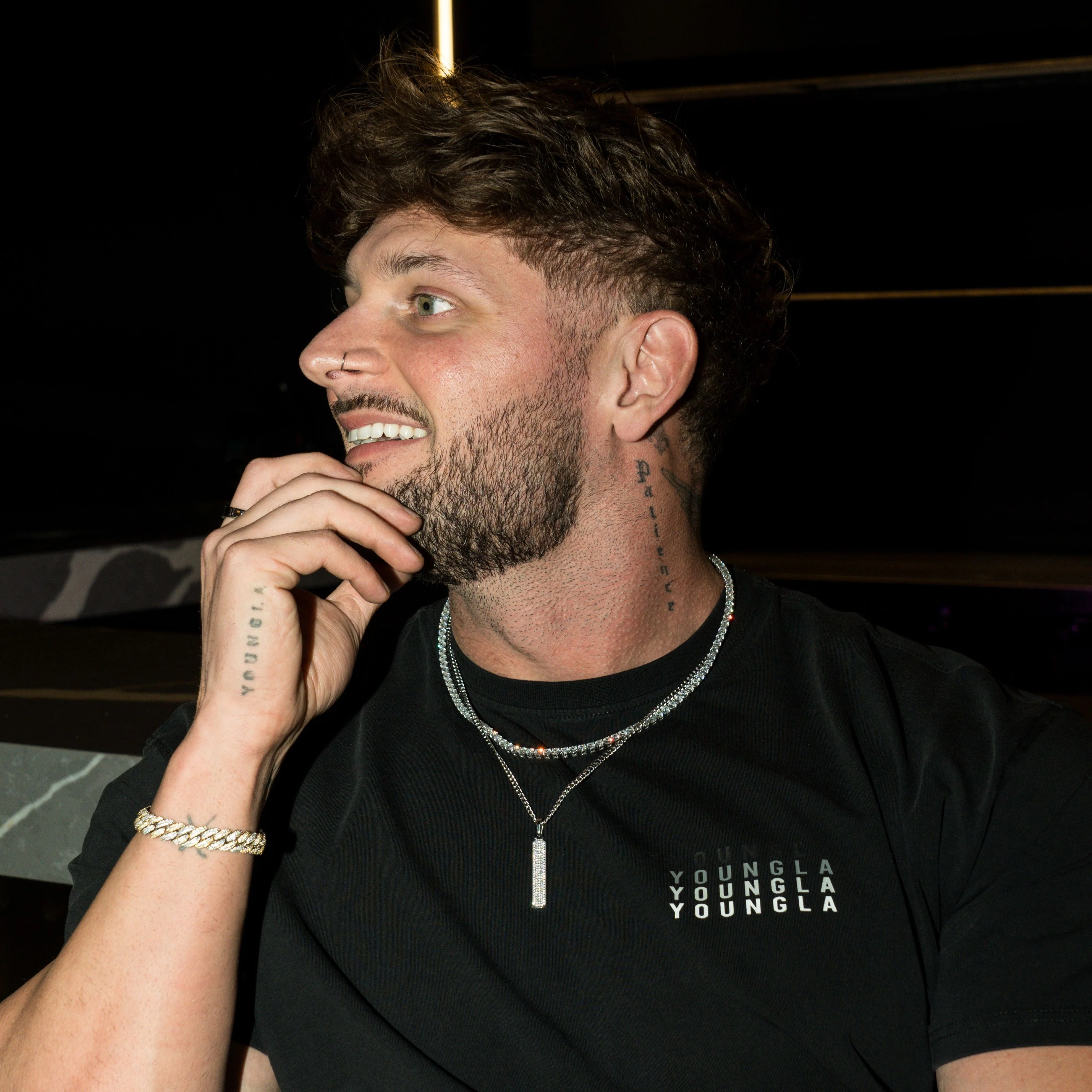 Two-Toned Iced Cuban Bracelet 10mm - Silver and Gold RG367 - Image 5